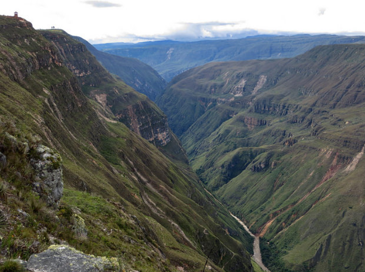 Chacapoyas canyons and hills