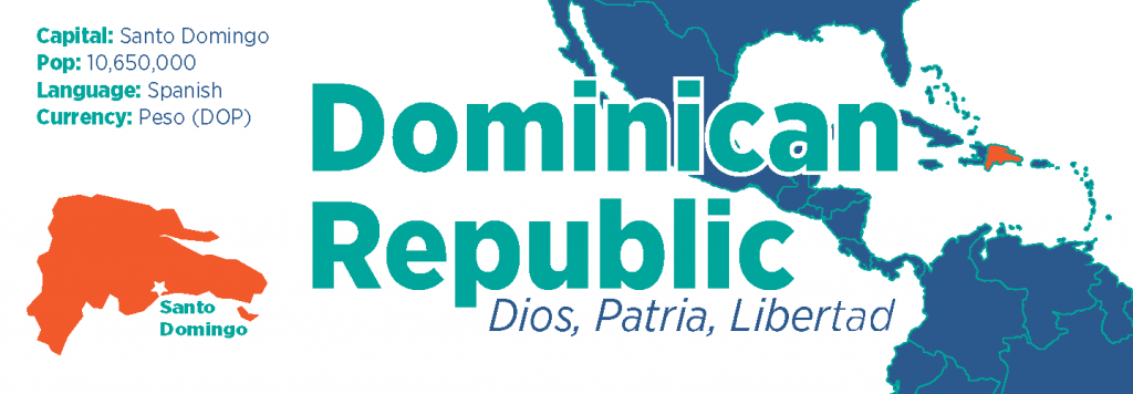 Dominican Republic map location and population