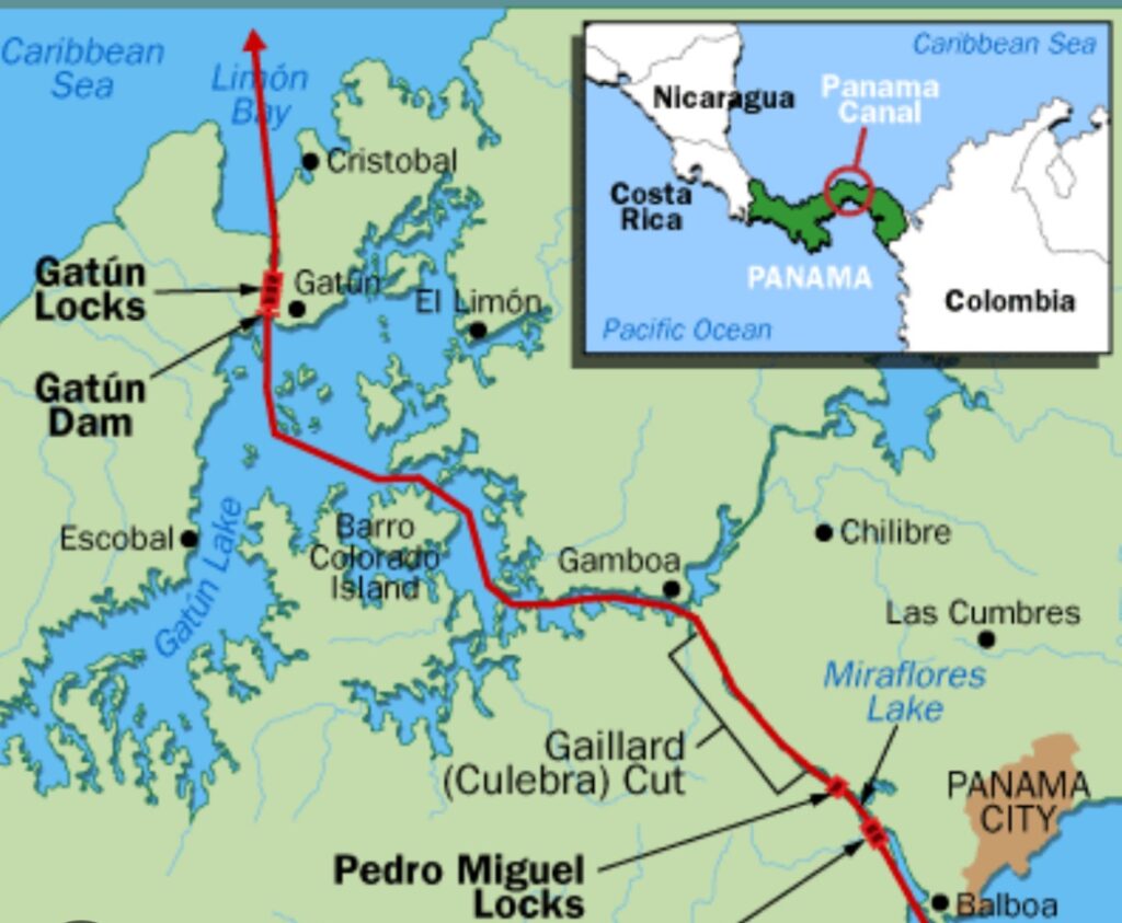Panama map location