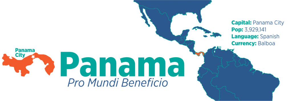 Panama map location and population number